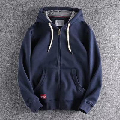 VIVILY | Bequemer Zipper-Hoodie