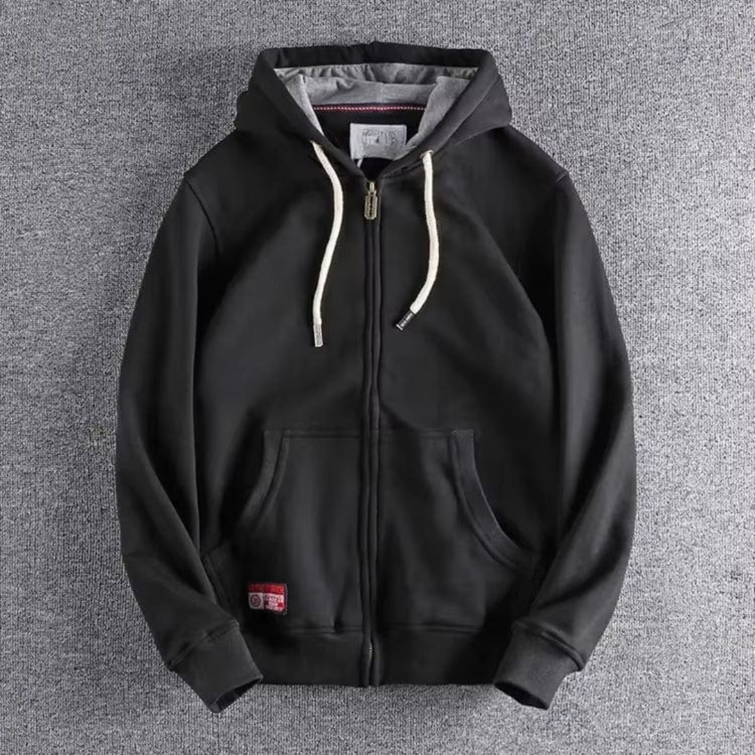 VIVILY | Bequemer Zipper-Hoodie