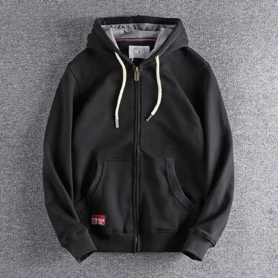 VIVILY | Bequemer Zipper-Hoodie