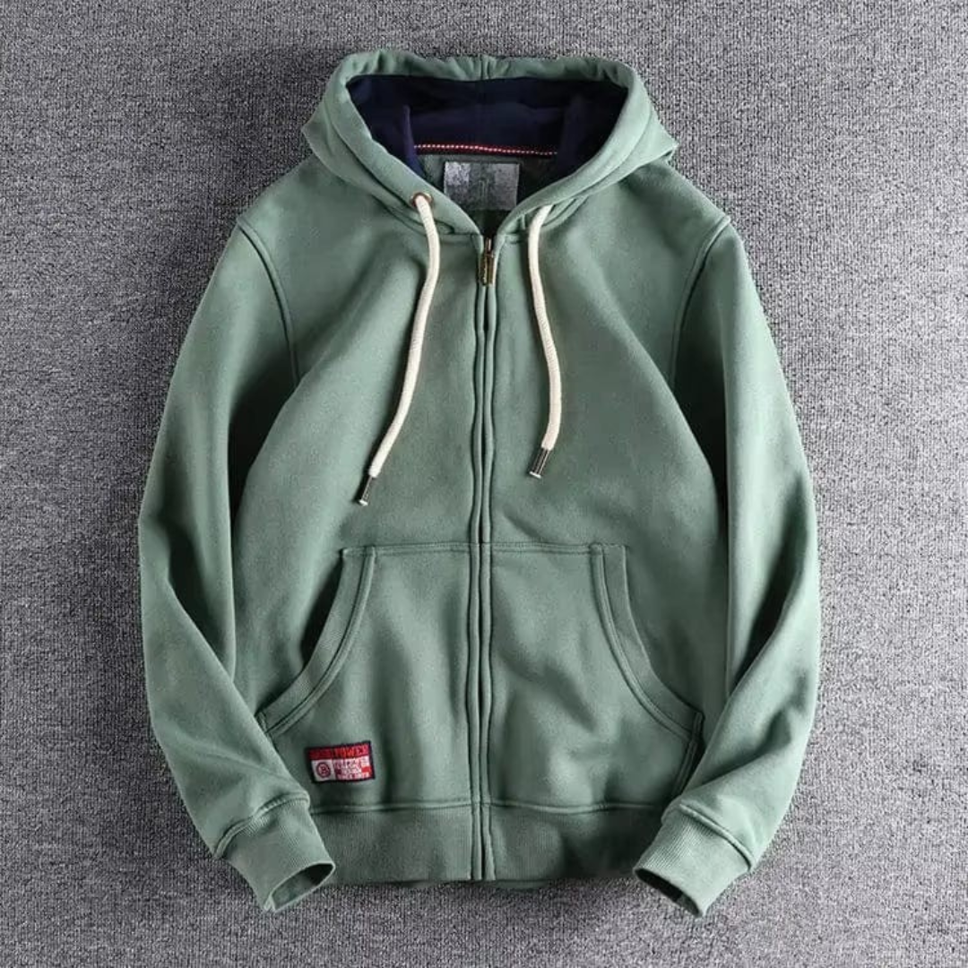 VIVILY | Bequemer Zipper-Hoodie
