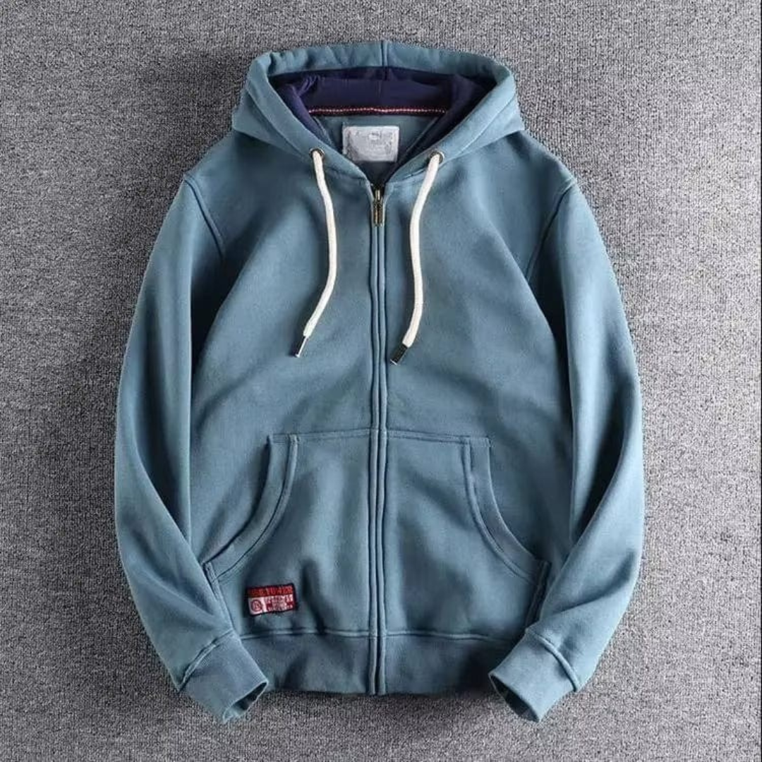 VIVILY | Bequemer Zipper-Hoodie