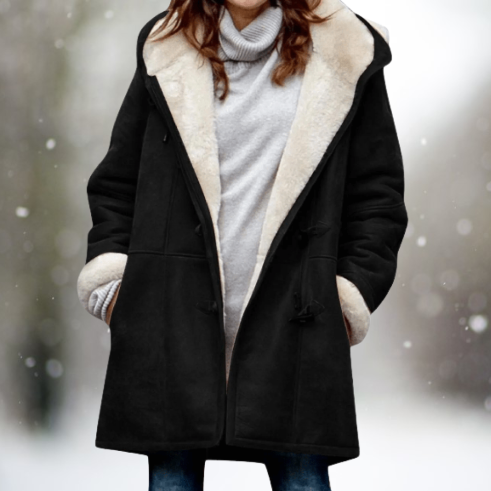 VIVILY | Warme Wildleder-Fleece Herbstjacke
