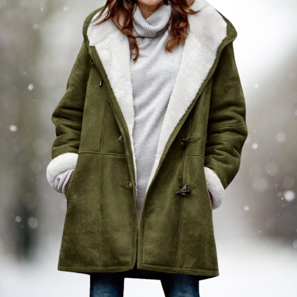 VIVILY | Warme Wildleder-Fleece Herbstjacke