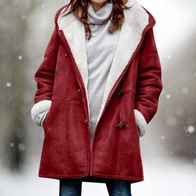 VIVILY | Warme Wildleder-Fleece Herbstjacke