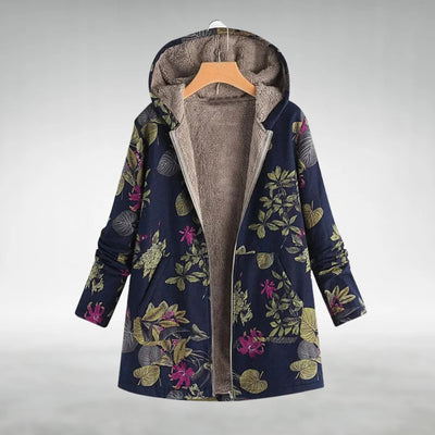 Astrid™ | Stilvolle Blumen-Fleecejacke