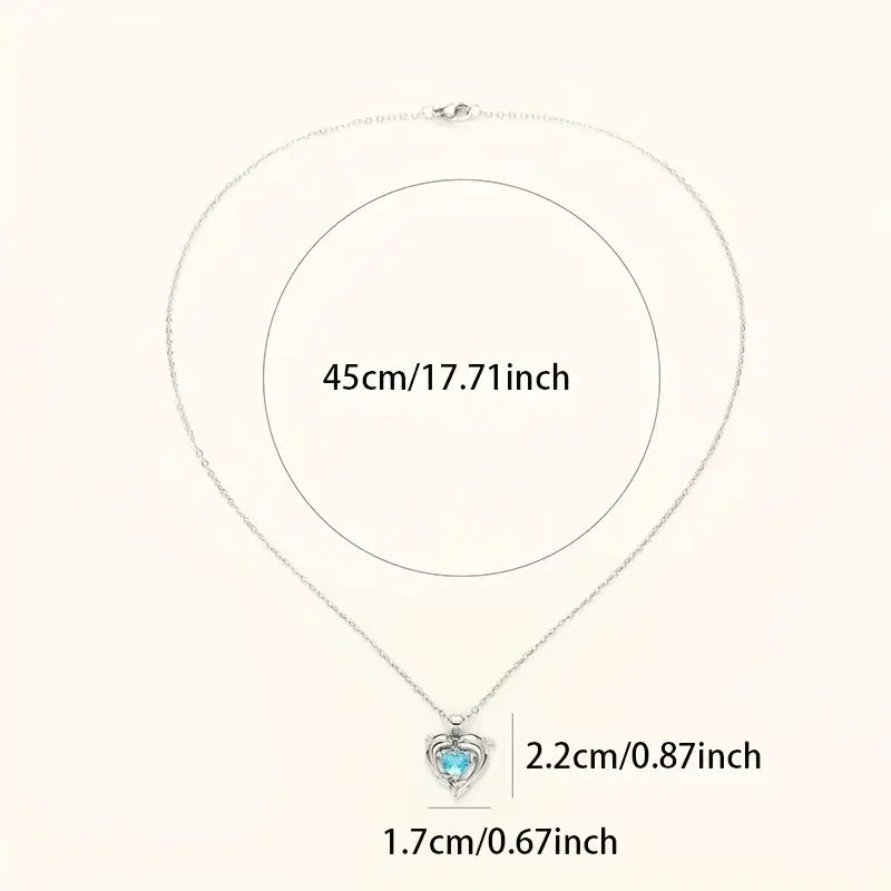 VIVILY | Collier der Zwillings-Oceanherzen