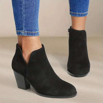 VIVILY | DAMENSTIEFELETTEN MIT DICKEM ABSATZ