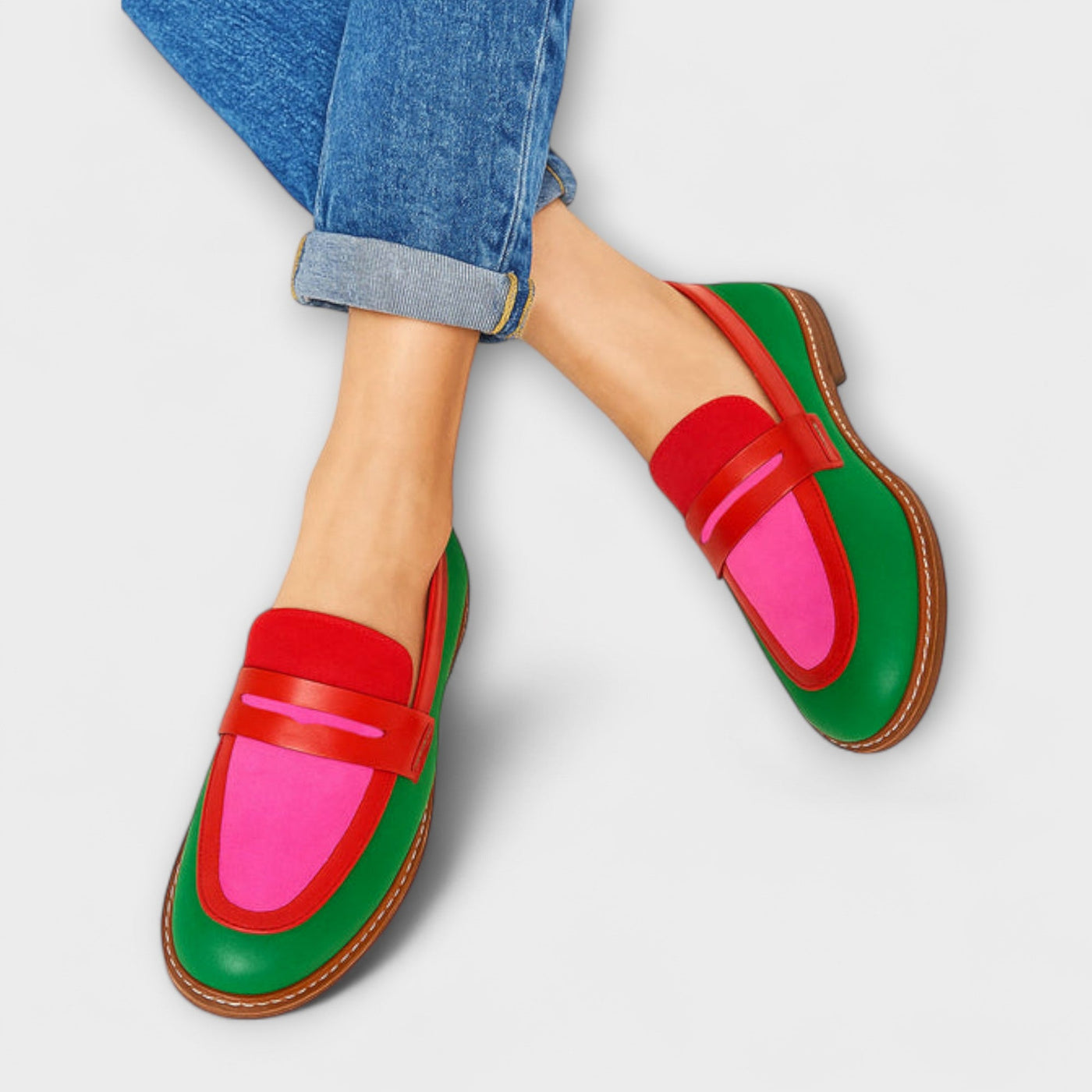 Thora – Farbige Mokassins im Casual-Stil