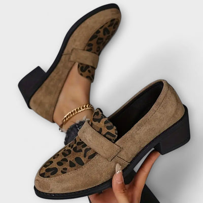 VIVILY | Elegante Schuhe mit Leopardenmuster