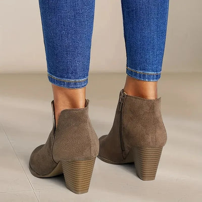VIVILY | DAMENSTIEFELETTEN MIT DICKEM ABSATZ