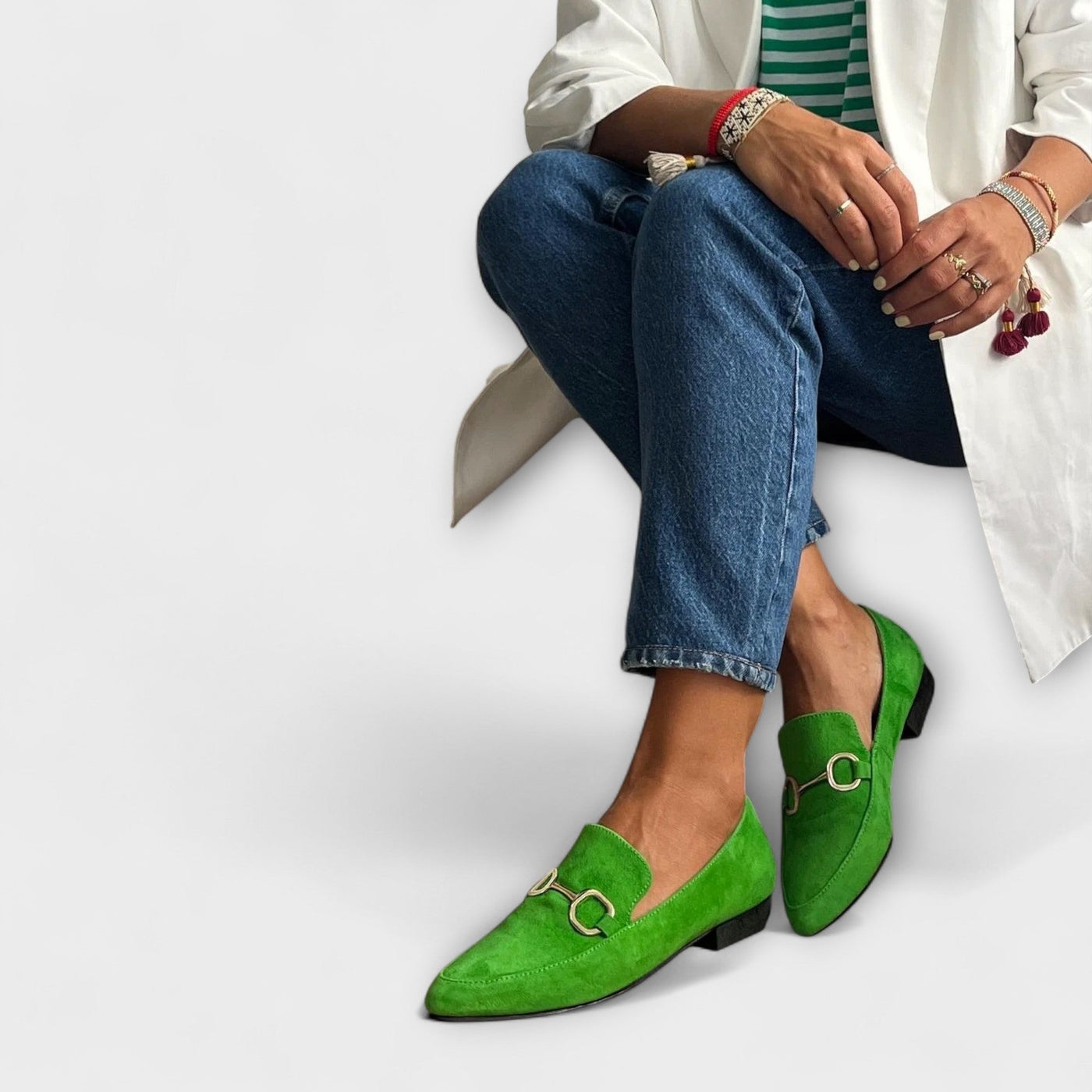 Radegunde – Elegante Ballerinas mit Spitze