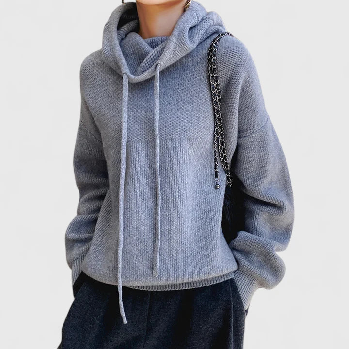 VIVILY | Stilvoller Strick-Hoodie