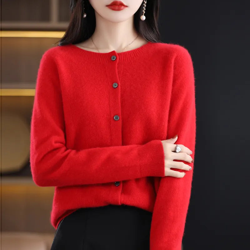 VIVILY | Elegante Strickjacke