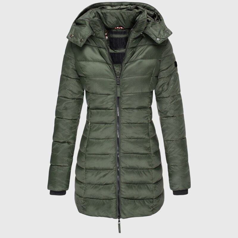 VIVILY | Lange Daunenjacke