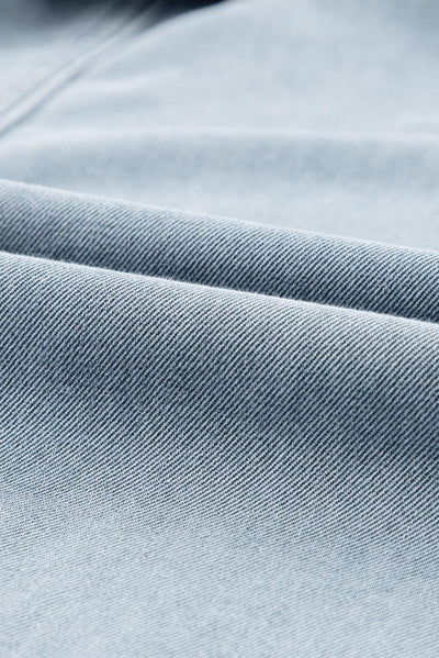 VIVILY | Elegantes Denimkleid mit kurzen Fledermausärmeln