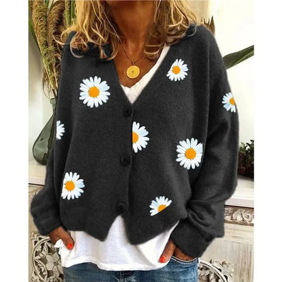 VIVILY | Floraler Cardigan im Casual-Stil