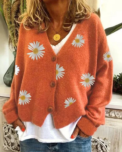 VIVILY | Floraler Cardigan im Casual-Stil