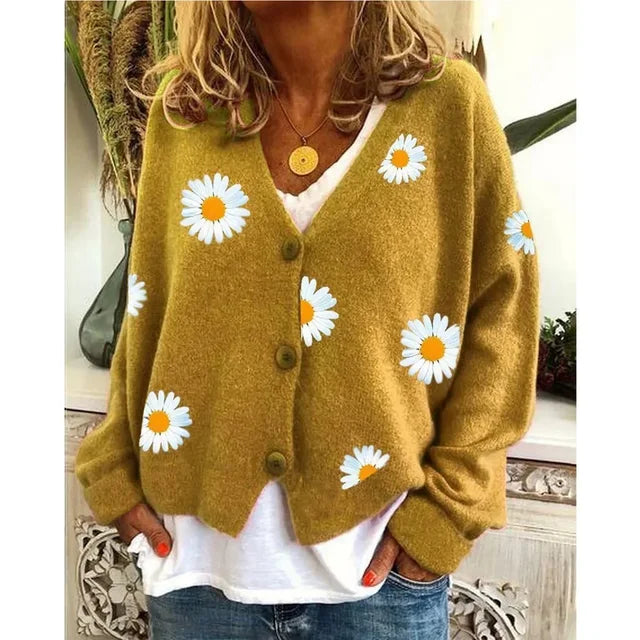 VIVILY | Floraler Cardigan im Casual-Stil