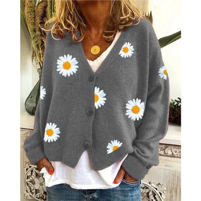 VIVILY | Floraler Cardigan im Casual-Stil
