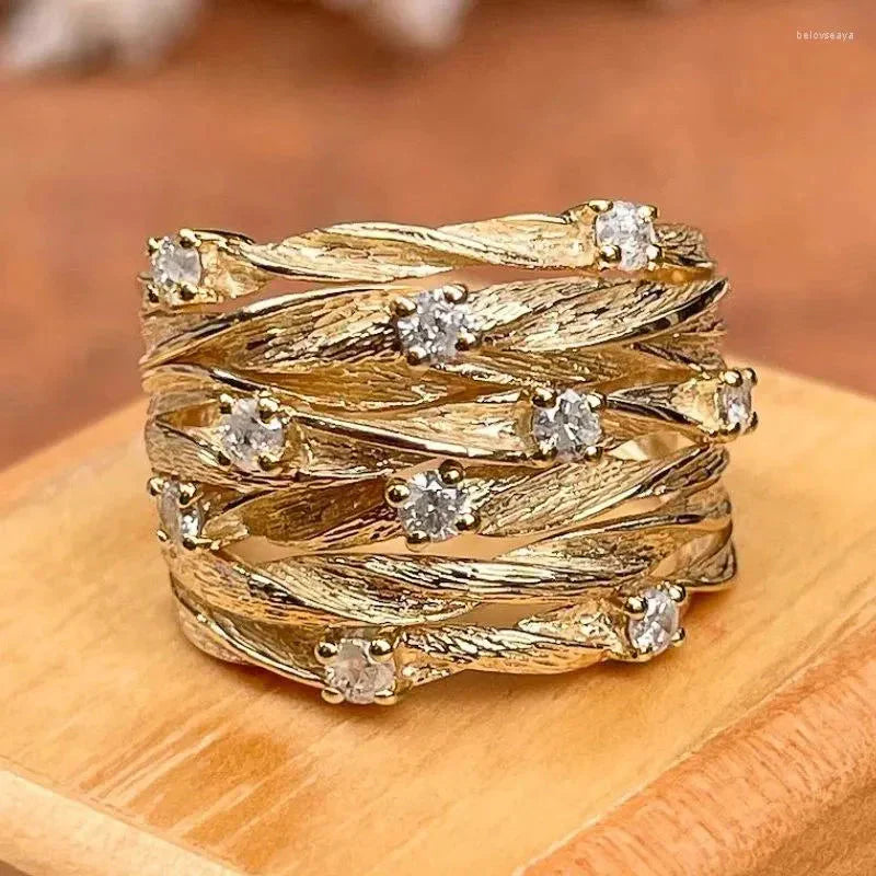 VIVILY | Vintage Gold Boho Ring
