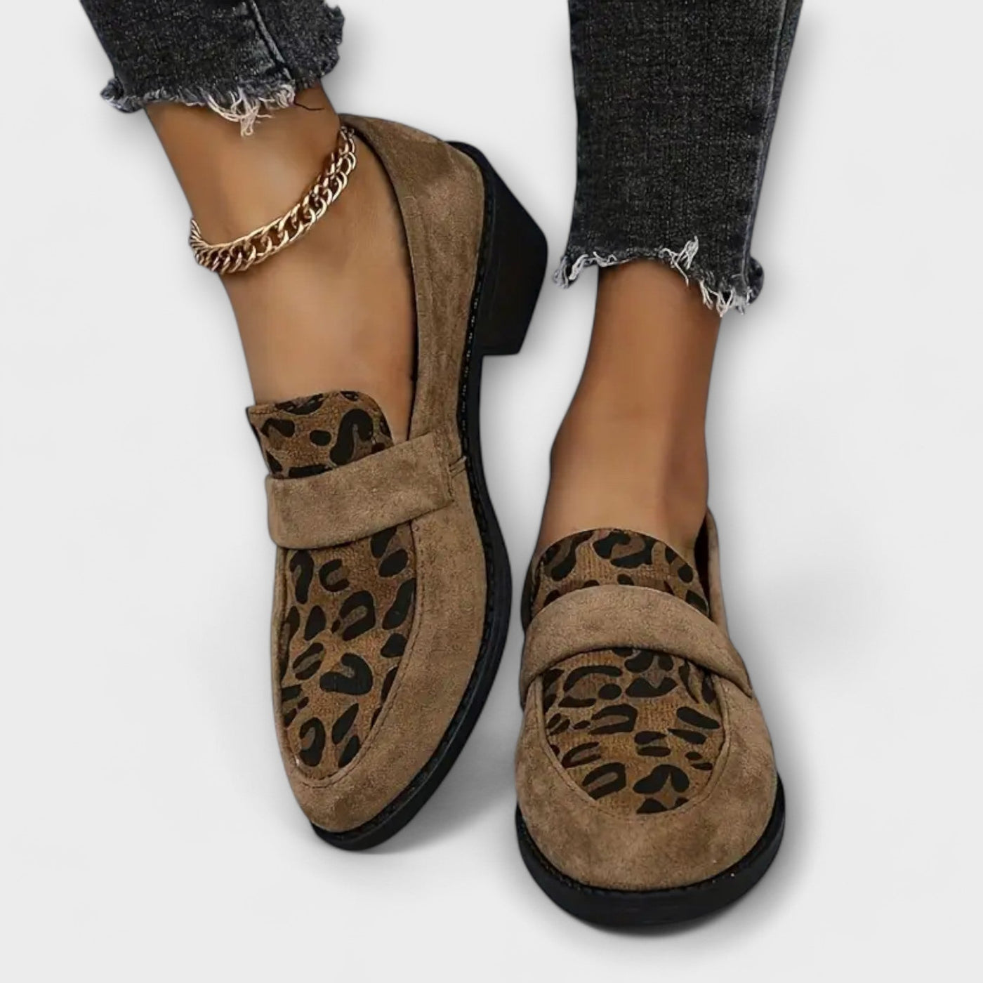 VIVILY | Elegante Schuhe mit Leopardenmuster