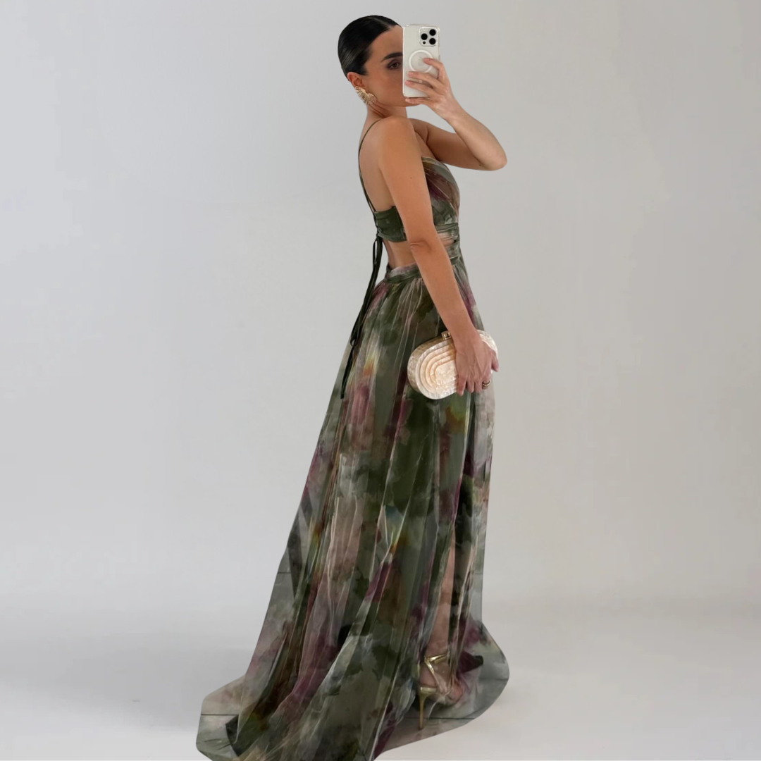 Brunhilde™ | Leichtes Kleid mit Blumenmuster