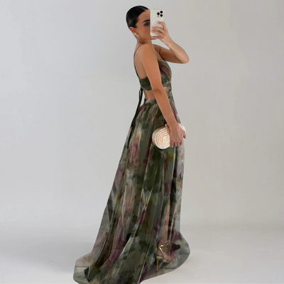 Brunhilde™ | Leichtes Kleid mit Blumenmuster