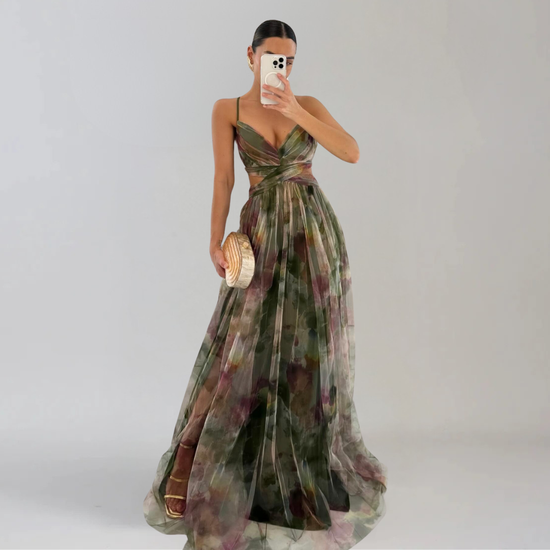 Brunhilde™ | Leichtes Kleid mit Blumenmuster