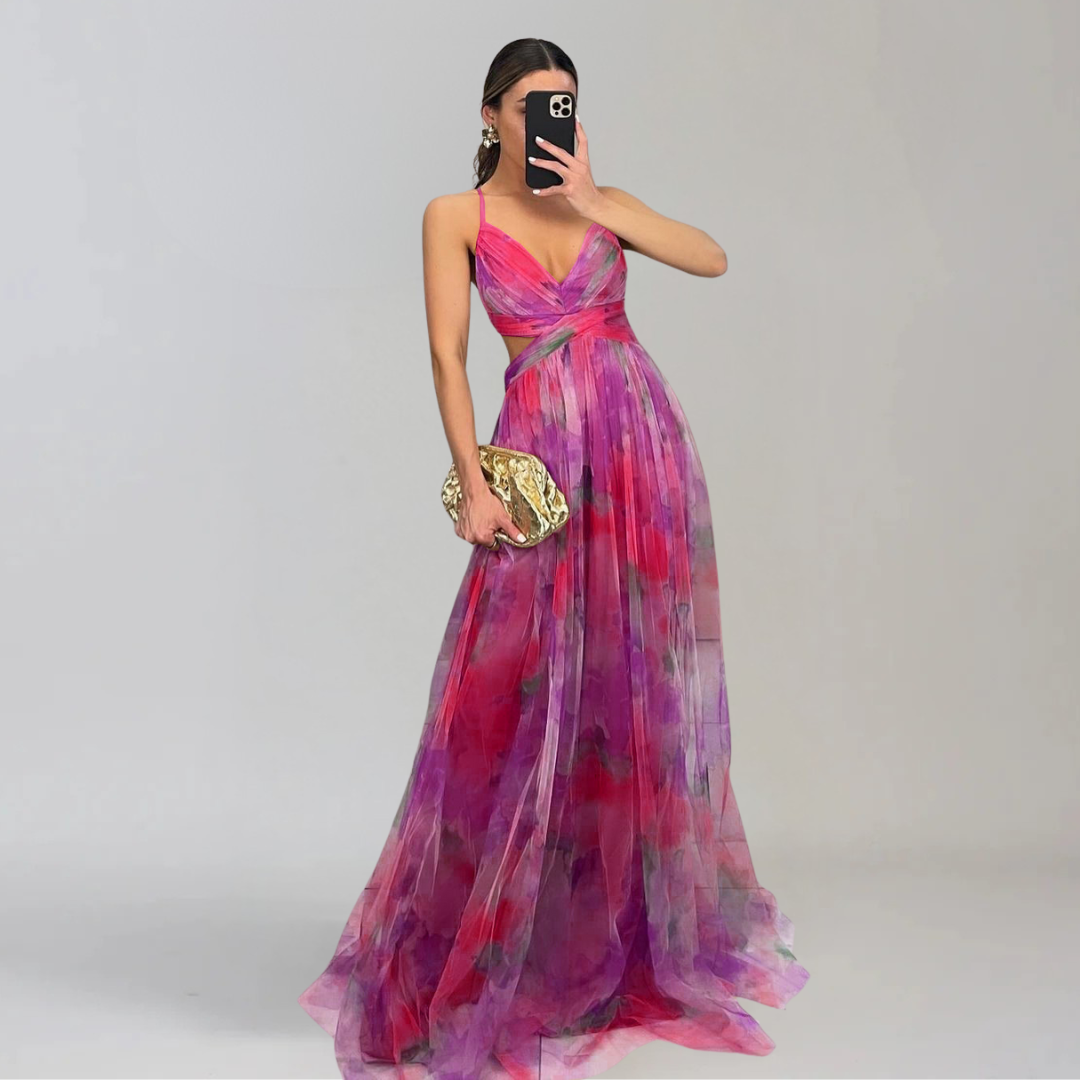 Brunhilde™ | Leichtes Kleid mit Blumenmuster