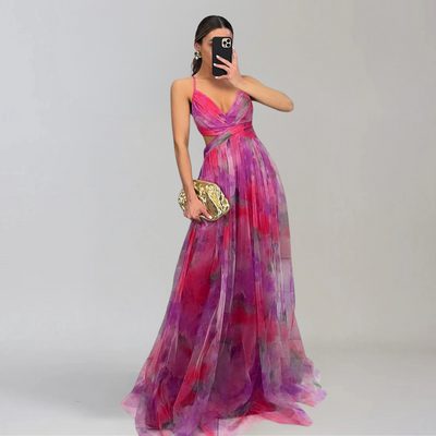 Brunhilde™ | Leichtes Kleid mit Blumenmuster