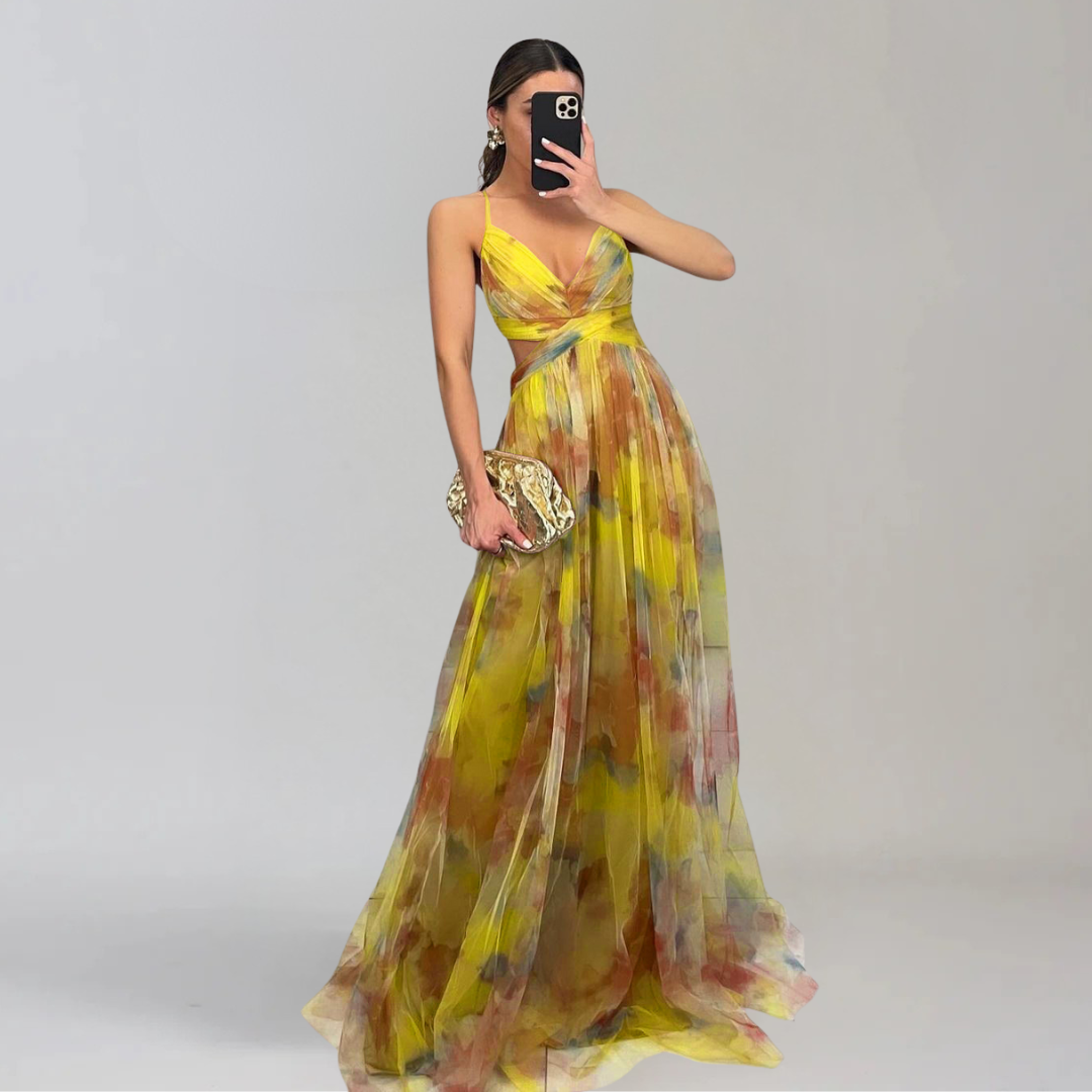 Brunhilde™ | Leichtes Kleid mit Blumenmuster