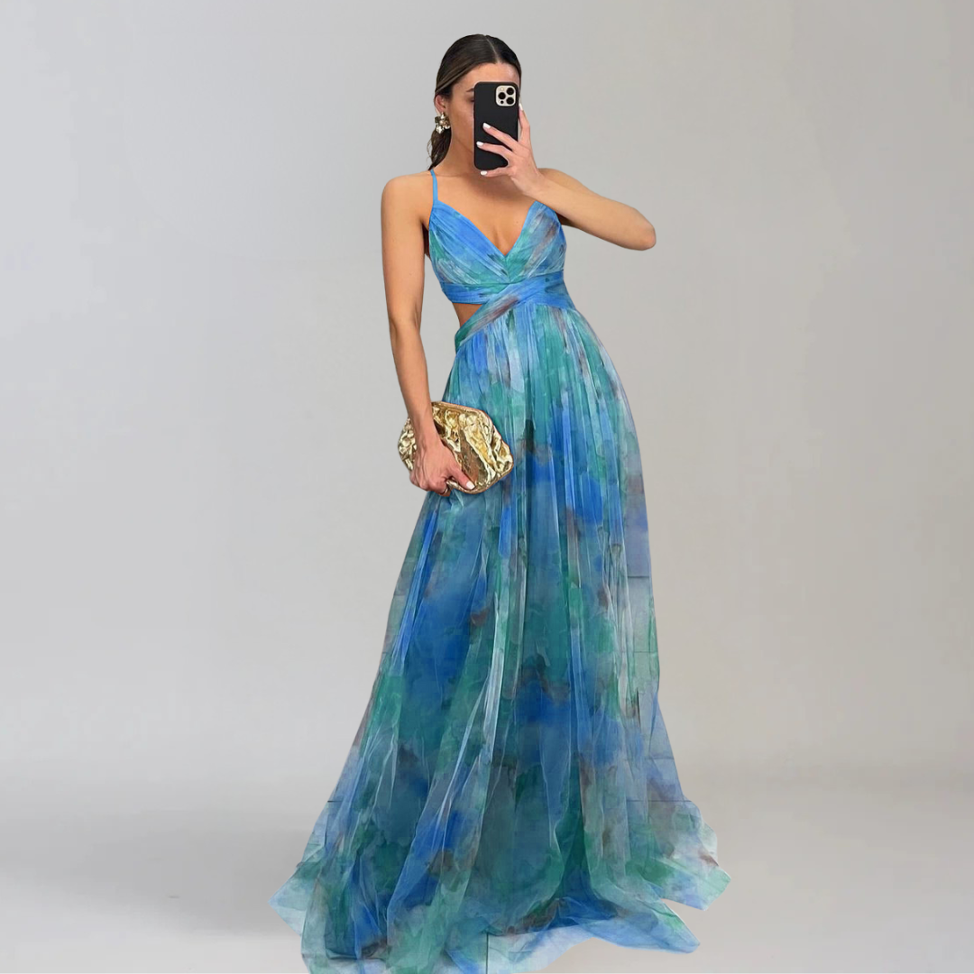 Brunhilde™ | Leichtes Kleid mit Blumenmuster