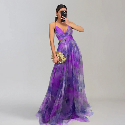 Brunhilde™ | Leichtes Kleid mit Blumenmuster
