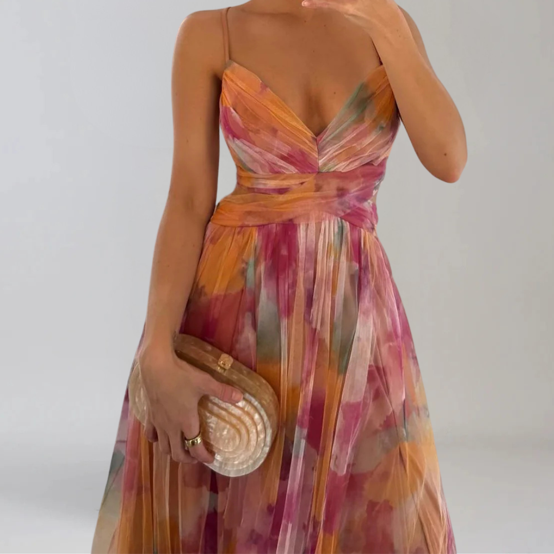 Brunhilde™ | Leichtes Kleid mit Blumenmuster