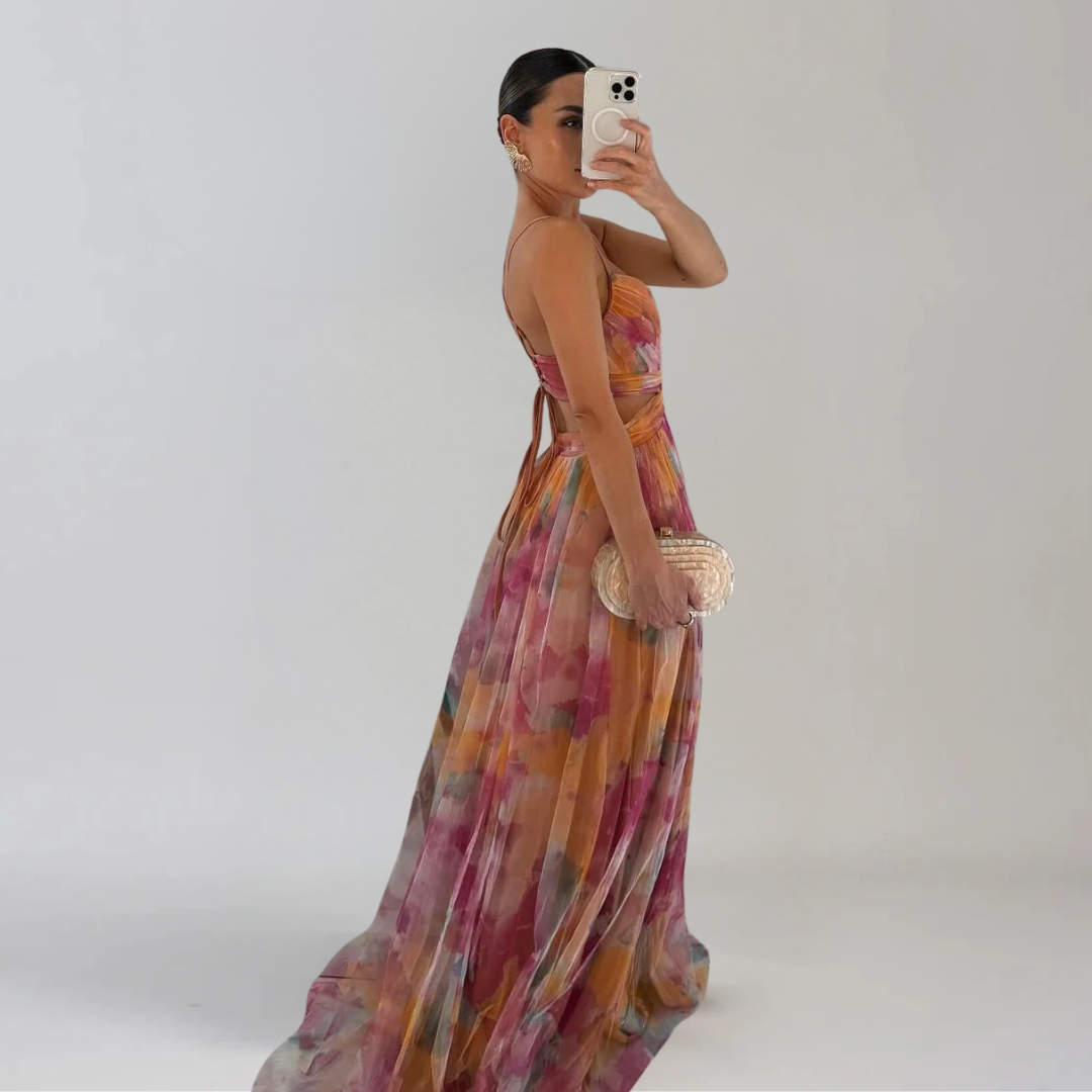 Brunhilde™ | Leichtes Kleid mit Blumenmuster