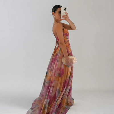 Brunhilde™ | Leichtes Kleid mit Blumenmuster