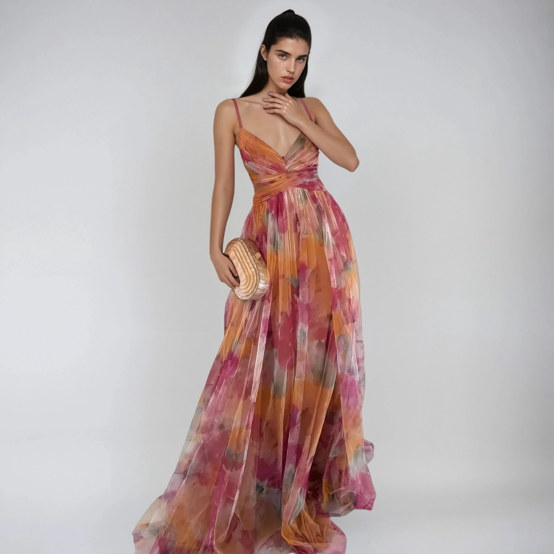 Brunhilde™ | Leichtes Kleid mit Blumenmuster