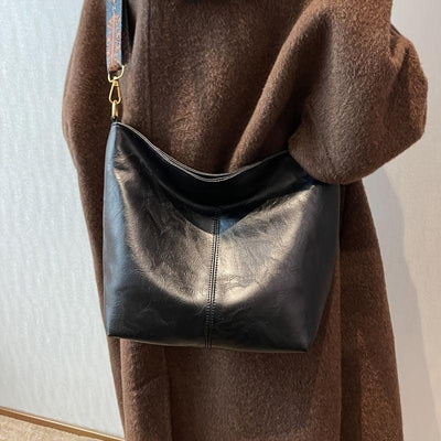Marianne™ | Klassische Schultertasche mit verstellbarem Muster-Riemen