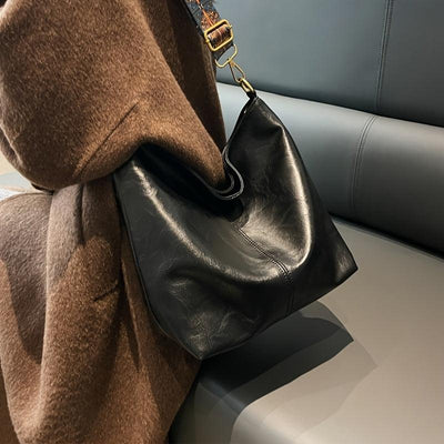 Marianne™ | Klassische Schultertasche mit verstellbarem Muster-Riemen