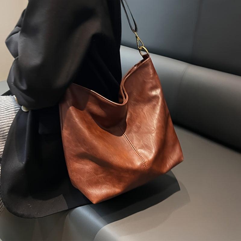 Marianne™ | Klassische Schultertasche mit verstellbarem Muster-Riemen