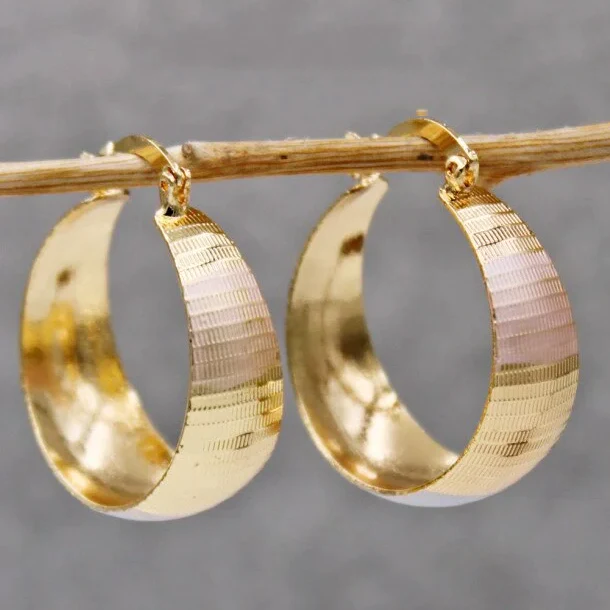 VIVILY | Exklusive goldene Vintage-Ohrringe