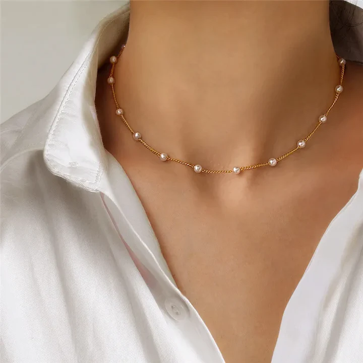 VIVILY | Elegante Halskette mit zarter Perle für besondere Anlässe