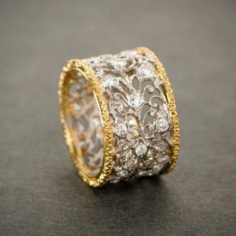 Retro Ivy Zirkonia Ring