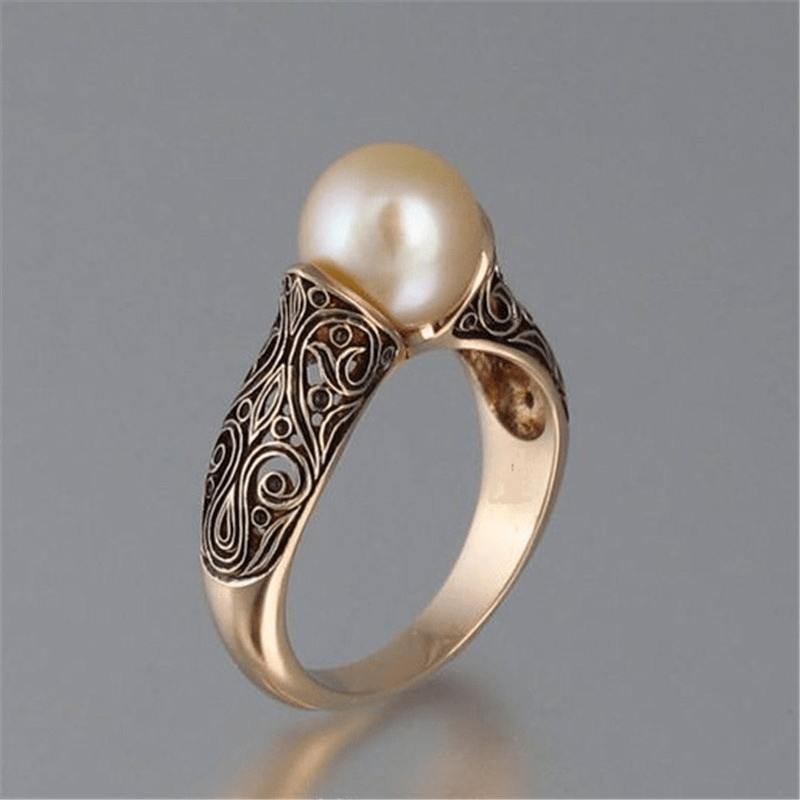 VIVILY | Eleganter Vintage-Ring aus Naturperle