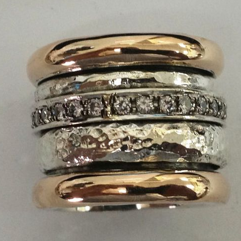 VIVILY | Dicker Vintage-Ring in Gold und Silber