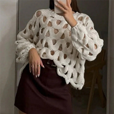 VIVILY | Lässiger Strickpullover