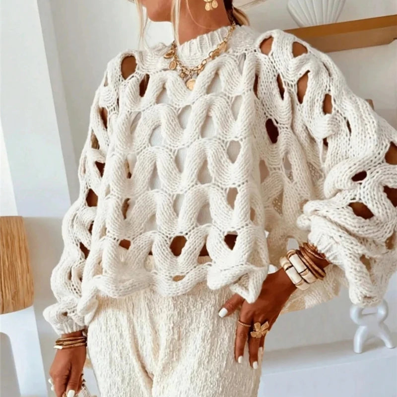VIVILY | Lässiger Strickpullover