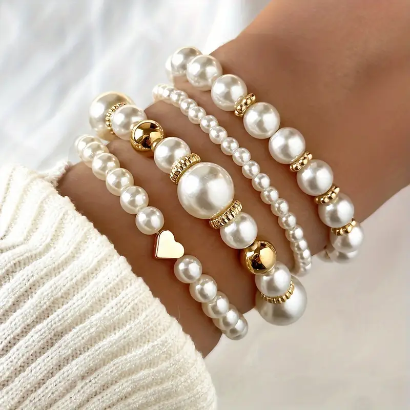VIVILY | Elegantes Perlenarmband-Set für einen einzigartigen Stil
