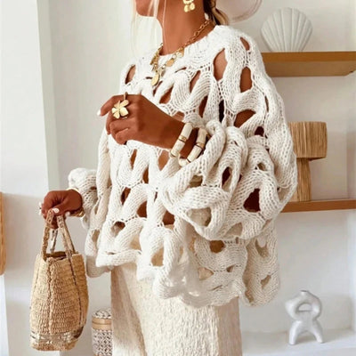 VIVILY | Lässiger Strickpullover