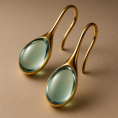 VIVILY | Elegante Tropfenohrringe aus Gold und Silber